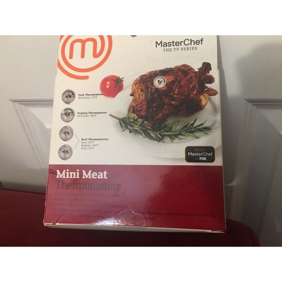 New Masterchef The TV Series Mini‎ Meat Thermometers New - Picture 2 of 4